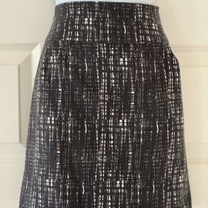J. Crew Monochrome Textured Mini Skirt